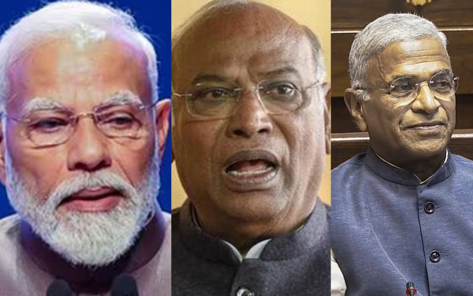 Modi, Kharge congratulate Harivansh on being elected as Rajya Sabha Deputy Chairman